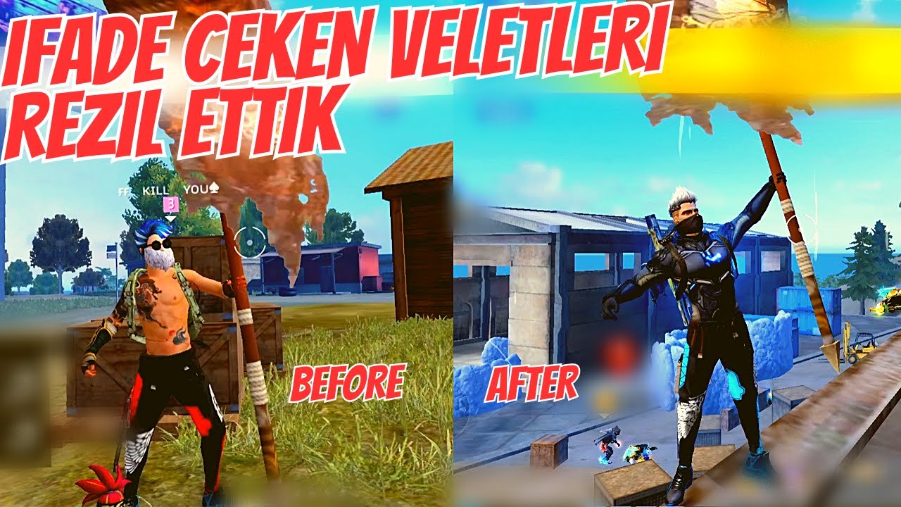 KIZIN YANINDA İFADE ÇEKEN VELETLERİ VS ÇAĞIRDIK - REZİL OLDULAR l #freefire