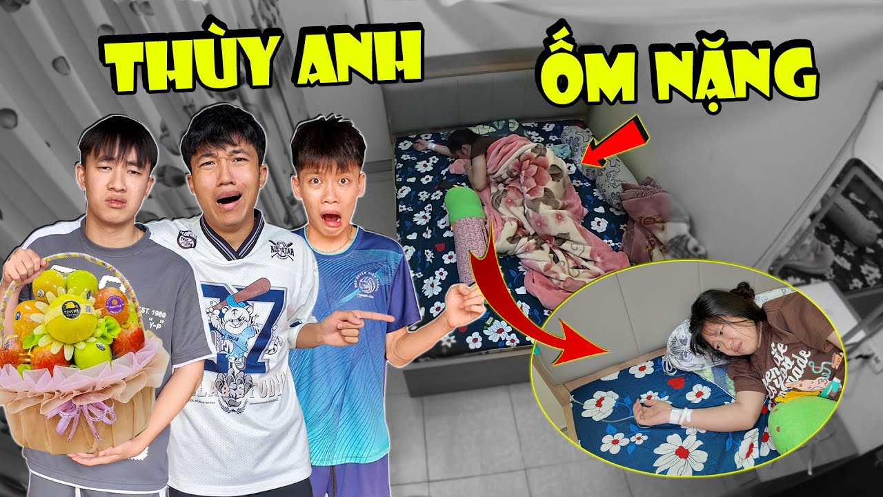 Thùy Anh Bất Ngờ Bị Ốm Nặng !! Team Anh Tóc Xoăn Lo Lắng Tới Thăm Tình Hình Sức Khỏe
