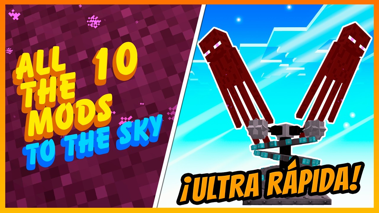 ¡LOOT y XP INFINITA! 🤖 La MEJOR Granja de Mobs | ATM10 To The Sky EP4