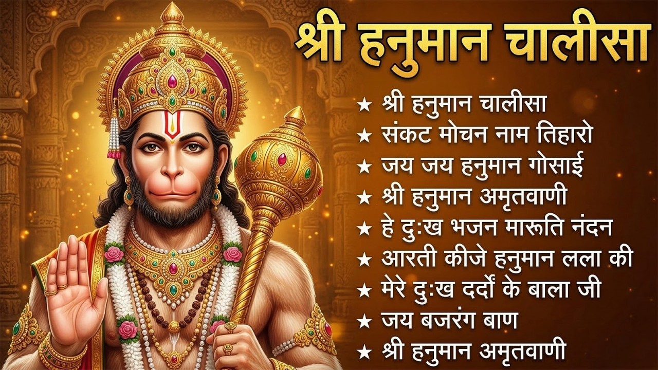 श्री हनुमान चालीसा 🌺🙏 shree hanuman chalisa original video 🙏🌺 gulshan kumar hariharan full hd