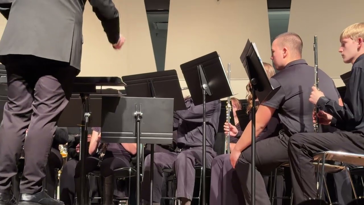Keystone High School Band 2026 performs “Encanto” Alex solo on flute, Zach on sax 