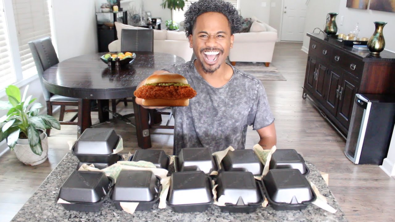 Trying ALL 12 NEW Chicken Sandwiches from WingStop | Alonzo Lerone
