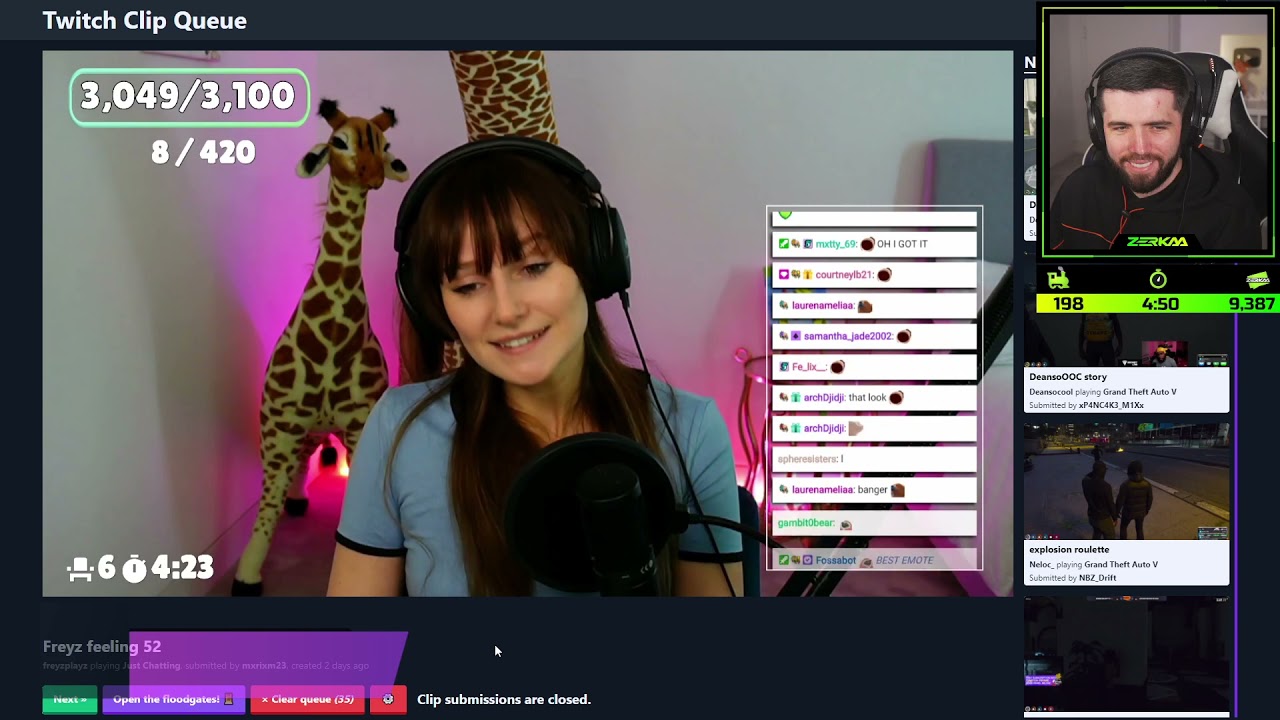 Zerkaa Reacts to GTA Clips ft. xQc, Chang Gang, GG, Mandem and more! - NoPixel GTA RP