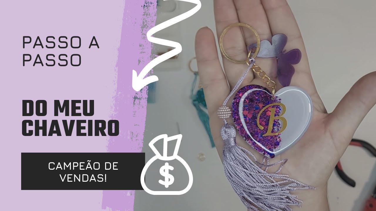 Passo a passo de um CHAVEIRO que VENDE todo dia!