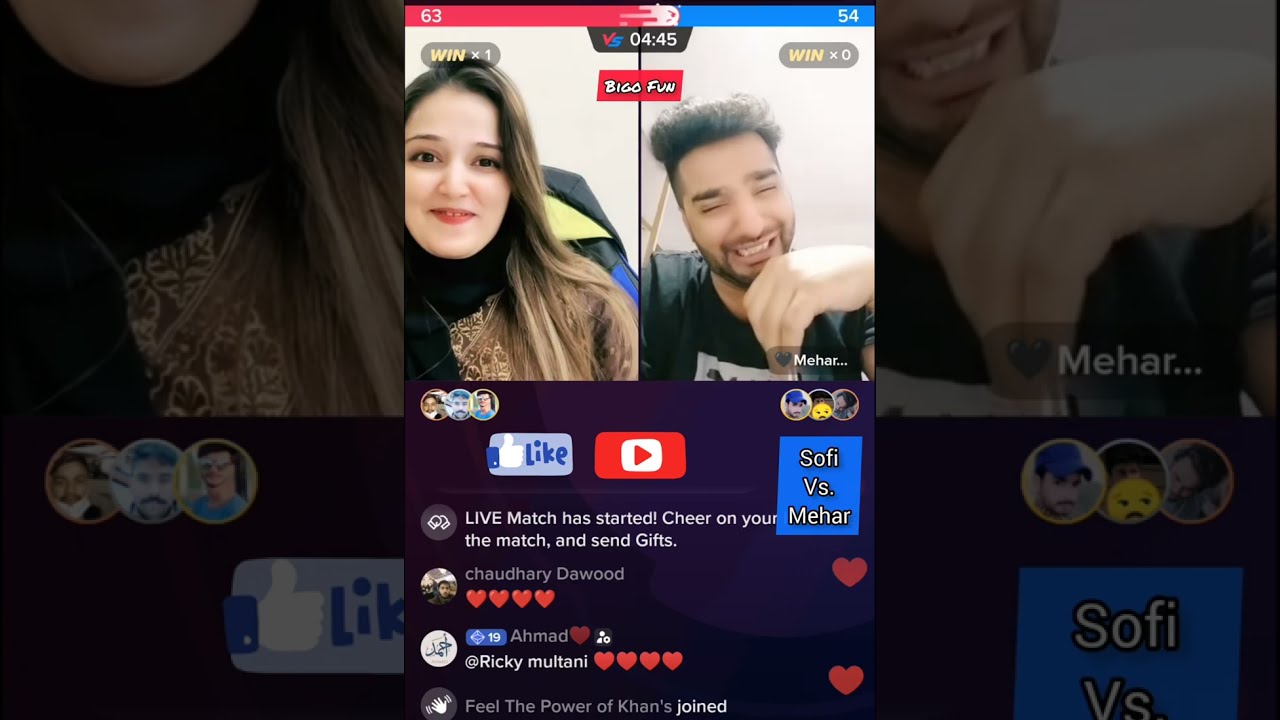 Sofi Vs Mehar ||Funny Punishments||••• #bigopunishmentpk #live #bigofun