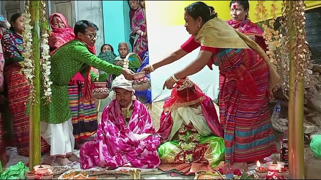My sister wedding part -2...❤🧿☺Hajong traditional Hilight video//Hajongbiya//#hajongbiya #hajongvlog