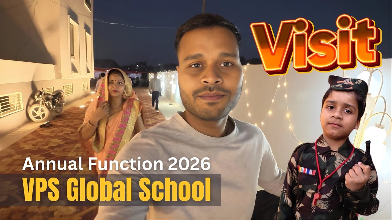 Aaj Vedu Ne Sabko Shock Kar Diya 😱| VPS Global School Annual Day 2026 😍| Vlog 