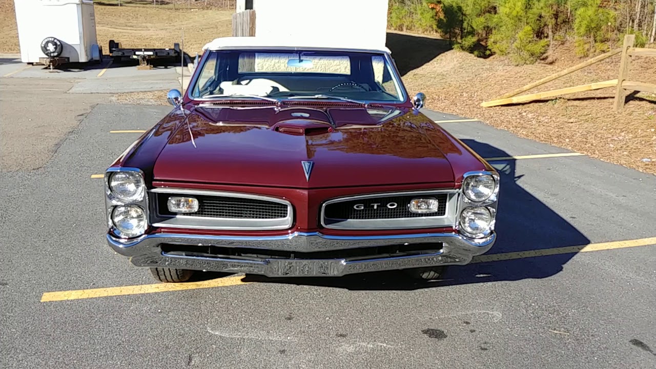 SOLD - 1966 Pontiac GTO Convertible