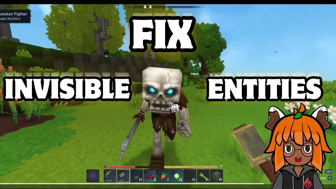 How to fix invisible entities - Hytale