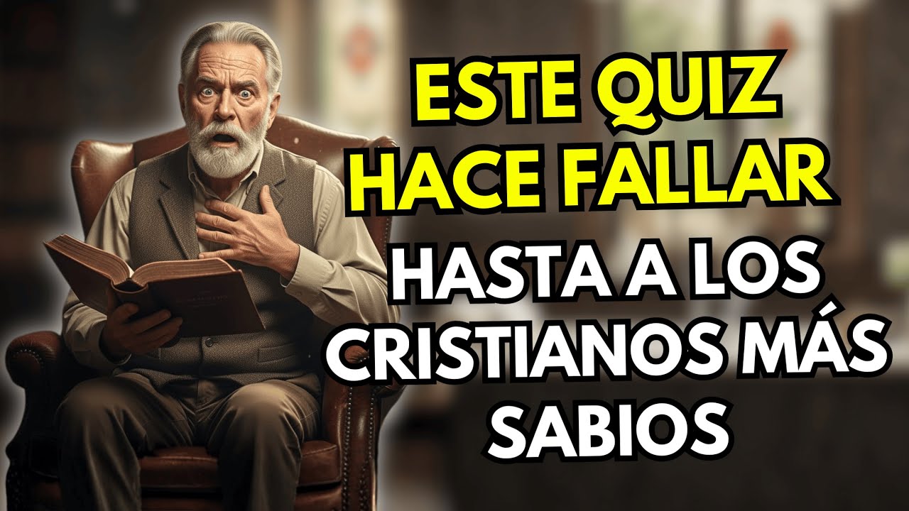 🔥📖 ¡SOLO LOS MÁS SABIOS RESPONDEN TODAS! 😱25 PREGUNTAS DEL NUEVO TESTAMENTO | QUIZ BÍBLICO EXTREMO