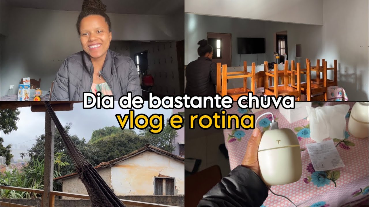 VLOG de um dia chuvoso | faxina completa em toda a casa , carne moída com purê de batata 