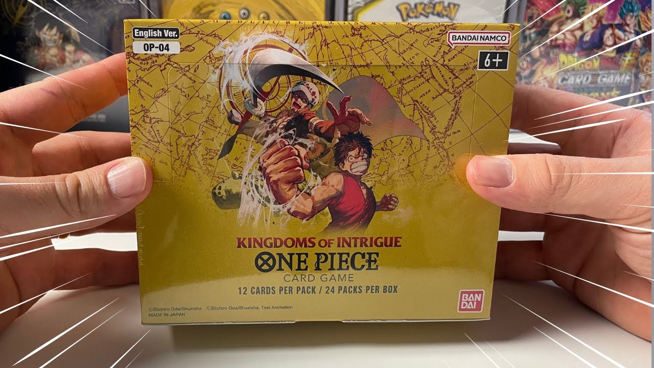Its another CRAZY OP04 Kingdoms of Intrigue Box Opening - One Piece TCG