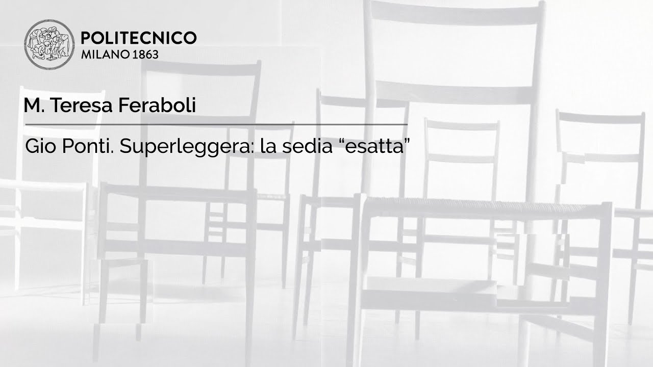 Gio Ponti. Superleggera: la sedia 