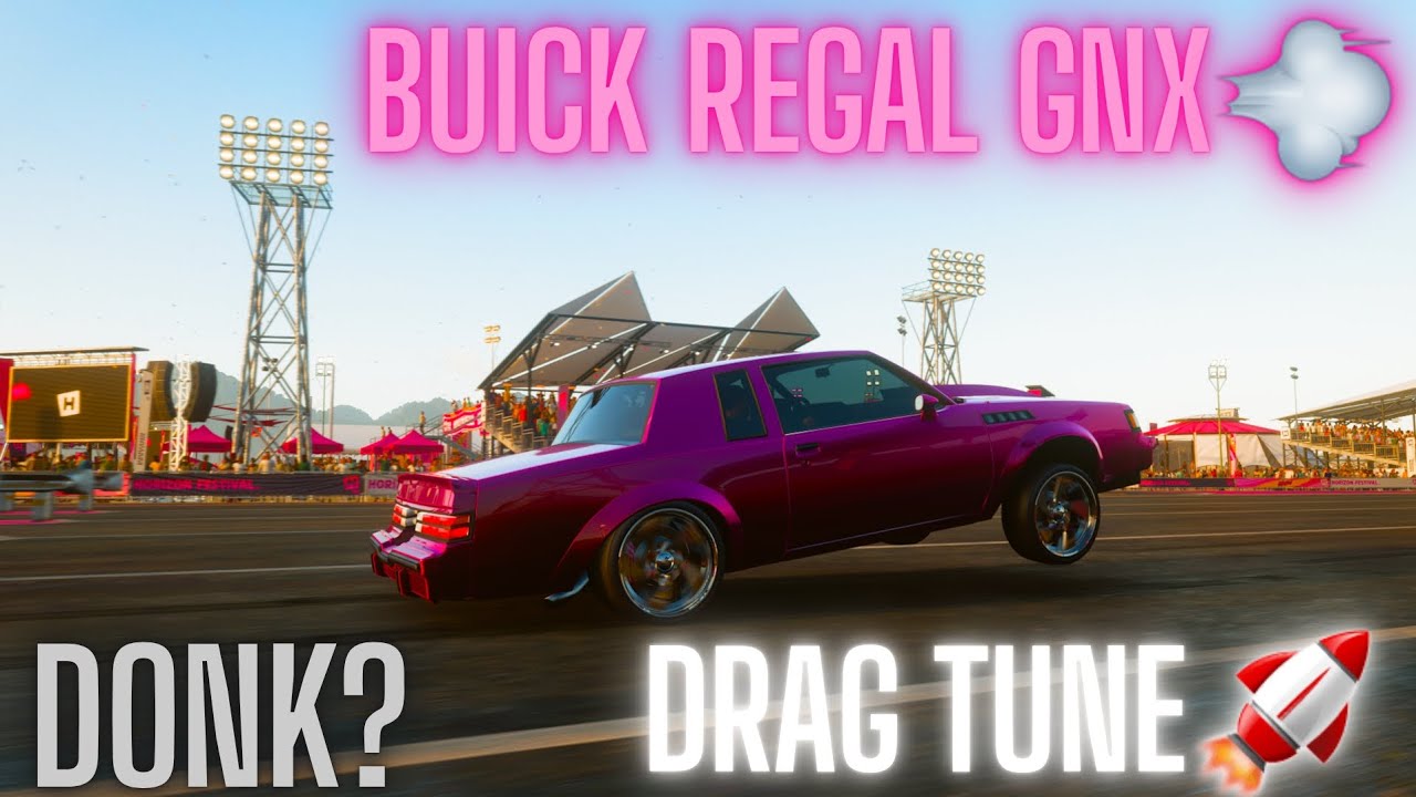 Быстрый Buick Regal GNX в Forza Horizon 5 (настройка для дрэг-рейсинга) (тестирование и настройка...