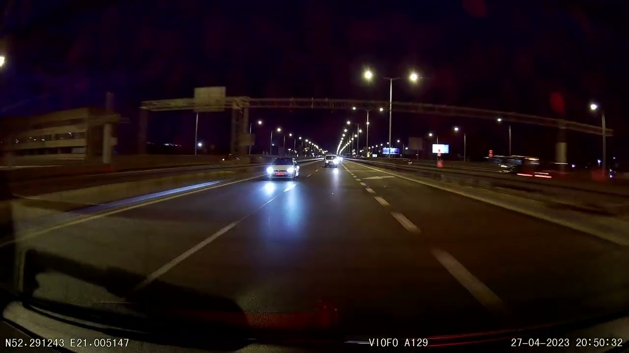 Brawurowa jazda kierowcy Audi