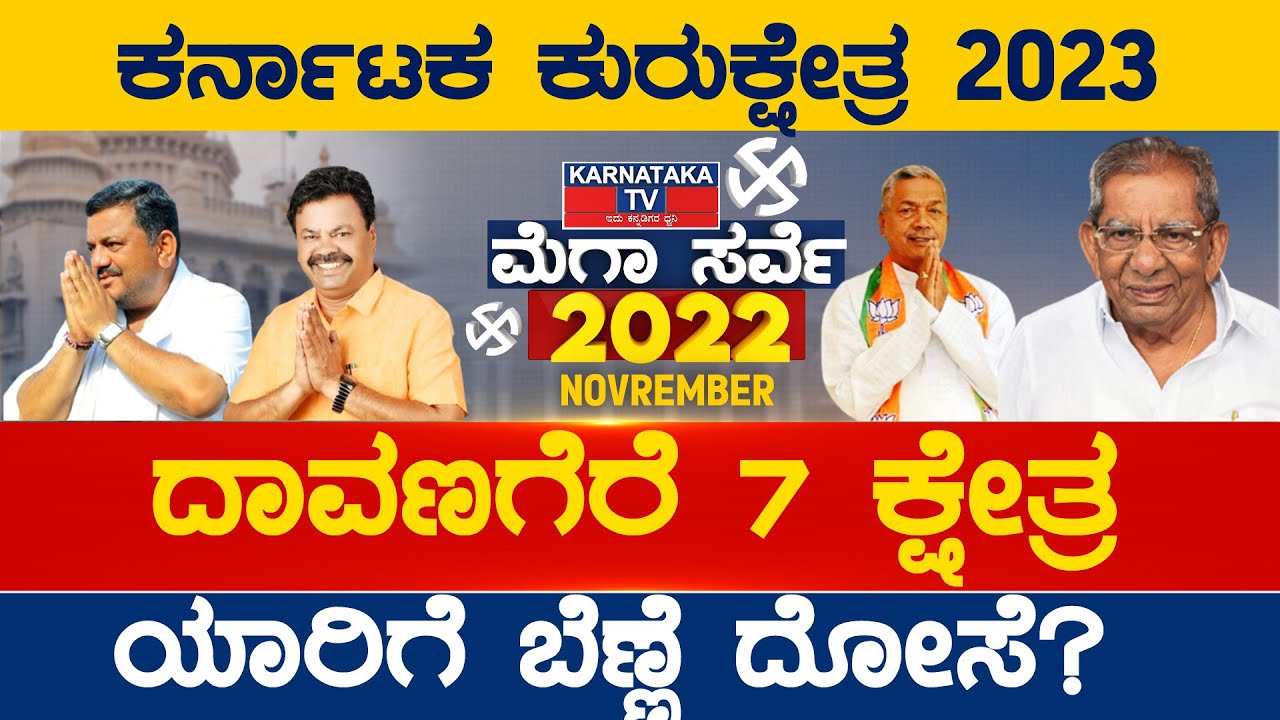 ದಾವಣಗೆರೆ 7 ಕ್ಷೇತ್ರ ಯಾರಿಗೆ ಬೆಣ್ಣೆ ದೋಸೆ? | Karnataka Election Survey | Karnataka TV