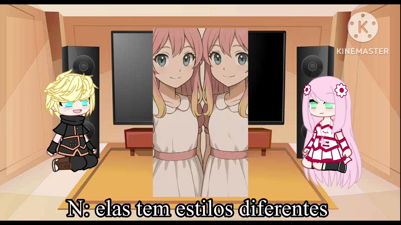{NaruSaku reagindo as gêmeas Uzumaki Haruno}(GC)