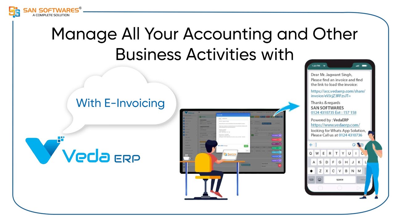 Cloud Based E-Invoice enabled Lead Management CRM |  Inventory and Accounting Software #sansoftwares