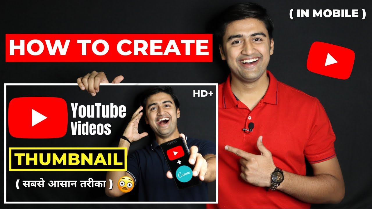 How to Make THUMBNAILS for YouTube Videos in Mobile 2022🔥| YouTube Thumbnail Kaise Banaye Android✅