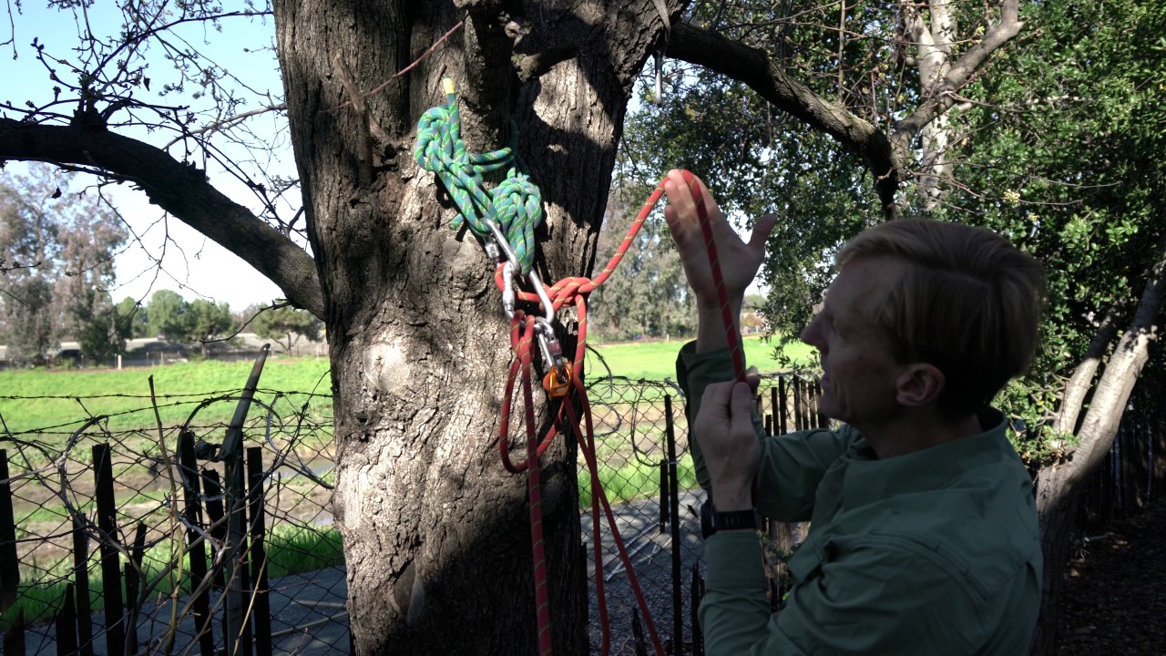 Self belay with Grigri after Short Fixing