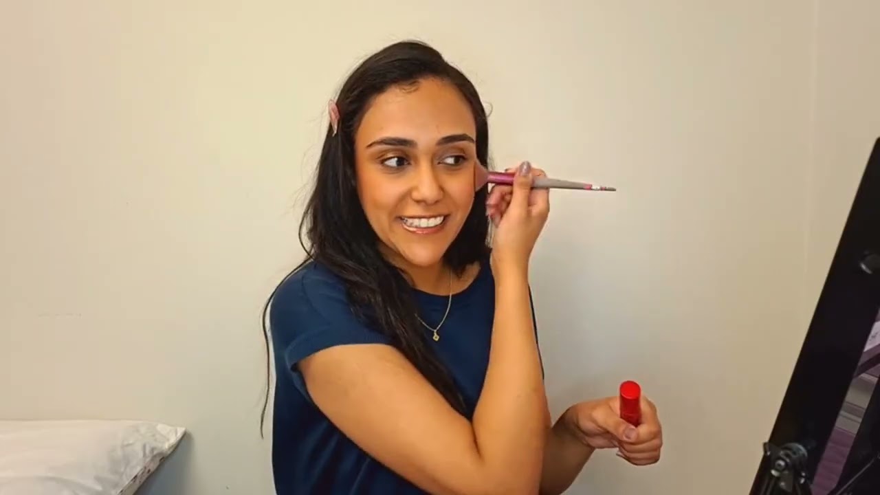 Midnight Blues meets Gold tones makeup tutorial| Amaryllis F4