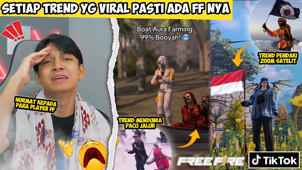 SETIAP TREND YANG LAGI VIRAL PASTI ADA FF NYA! DARI PACU JALUR MENDUNIA SAMPE TREND PENDAKI🤣