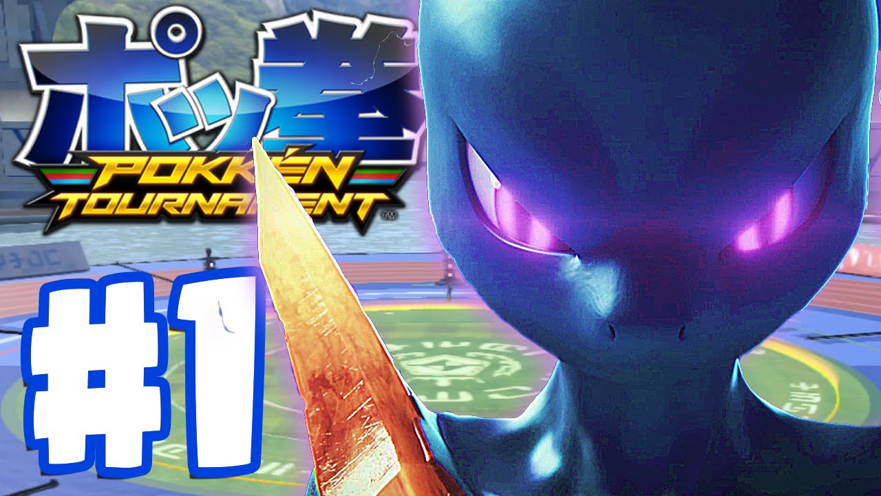 Pokken Tournament Gameplay Part 1 - Charizard Vs Blaziken Mega Evolve! (Pokken Wii U)
