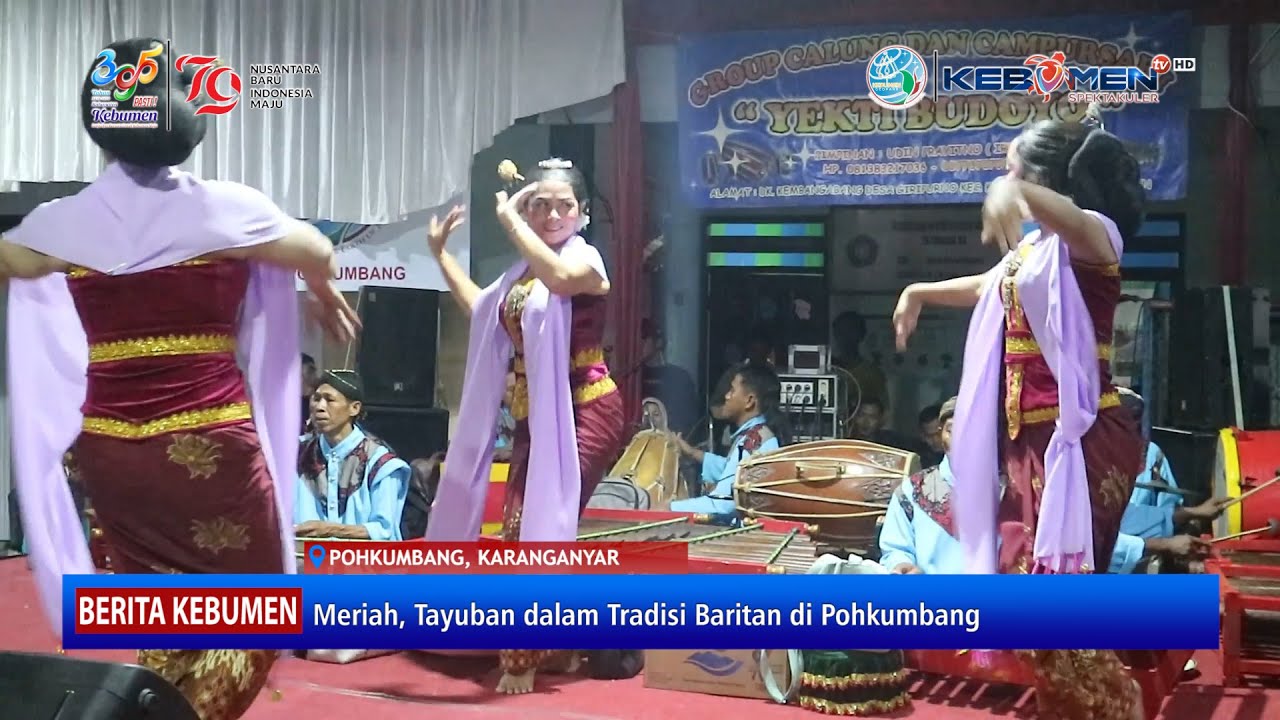 Seni Tayuban dalam Tradisi Baritan di Desa Pohkumbang Karanganyar - Kebumen TV