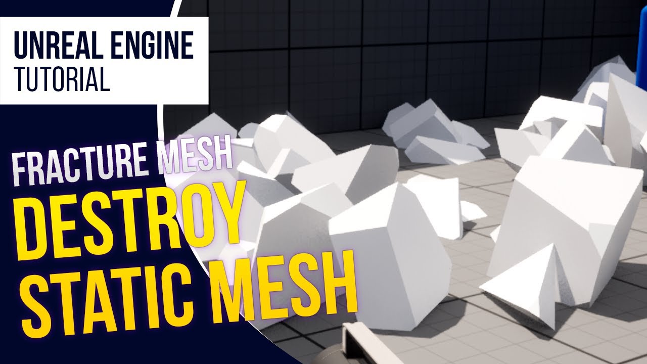 UE5 l Mesh Destruction Effect l 3-Minute Tutorial l Unreal Engine 5