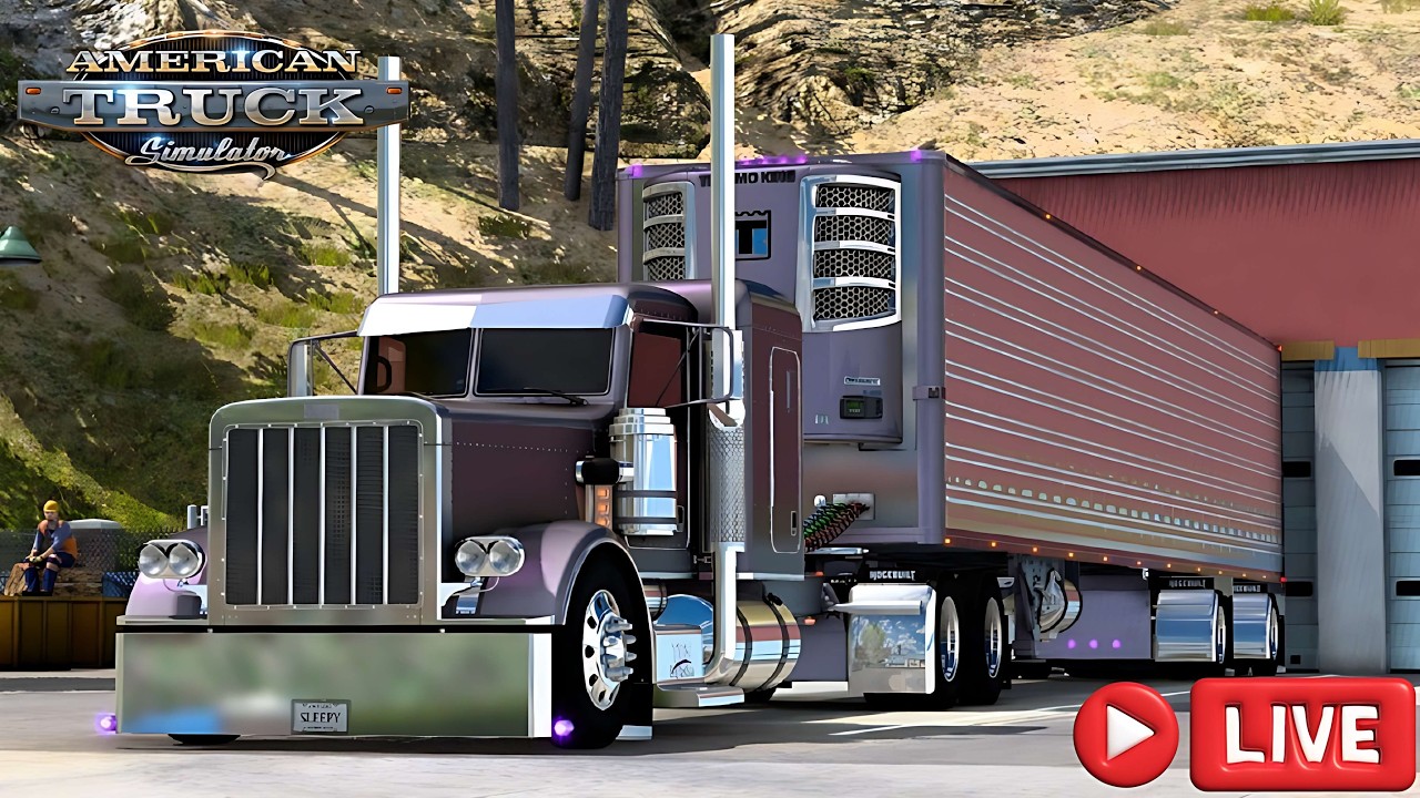🔴 #americantrucksimulator   , КАТИМ НА ТРАКЕ, ОТКРЫВАЕМ НОВЫЕ ДОРОГИ И ГОРОДА !!!