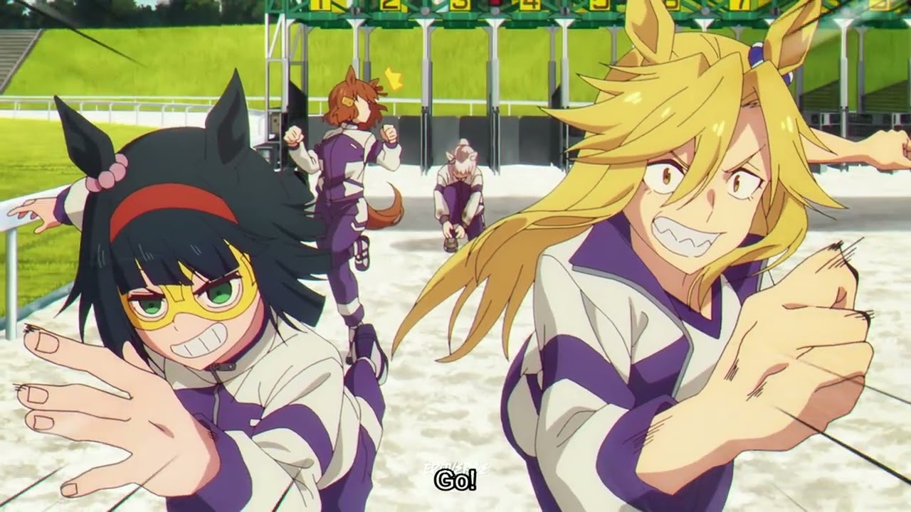Horse Girls Racing Against Each Other - Uma Musume: Cinderella Grey