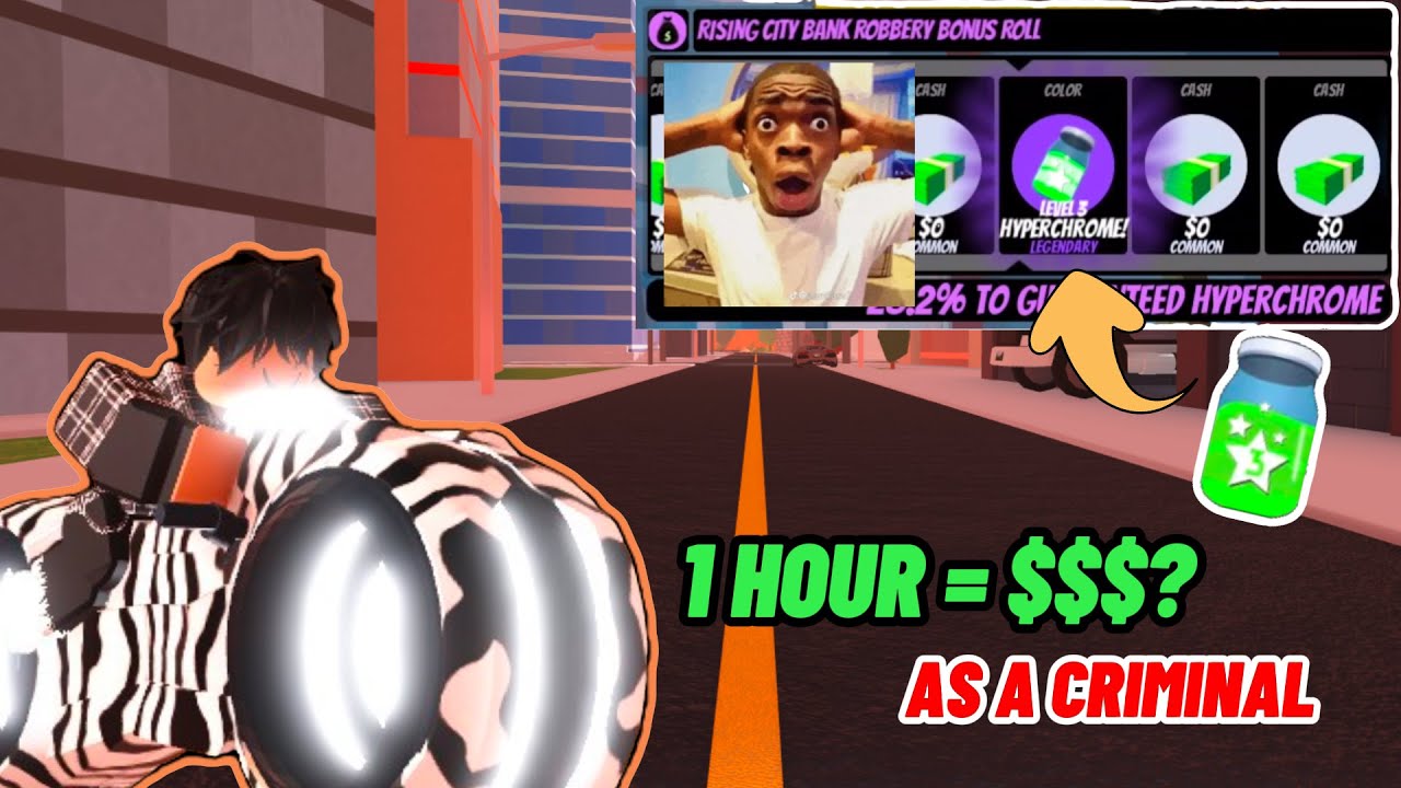 I PLAY JAILBREAK FOR 1 HOUR AS CRIMINAL TO SEE HOW MUCH MONEY I WILL EARN | ROBLOX JAILBREAK