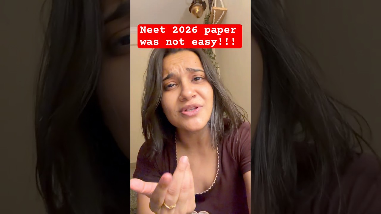 Neet 2026 paper was not paper easy! #neet2026 #neet2026paper #motivational