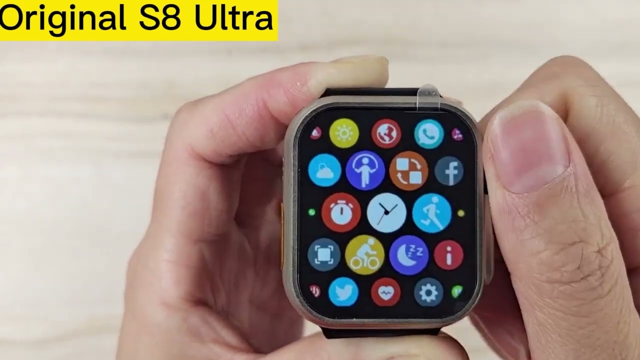 Original S8 Ultra Smart Watch 49MM Series 8 NFC Wireless Siri Voice Assistant Bluetooth Call