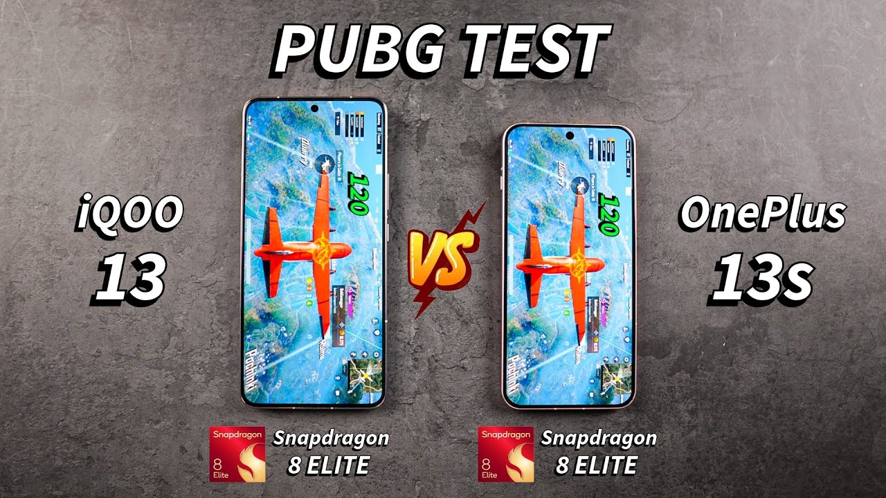 OnePlus 13s vs iQOO 13 - 120 FPS Pubg Test, Heating & Battery Test 🔥