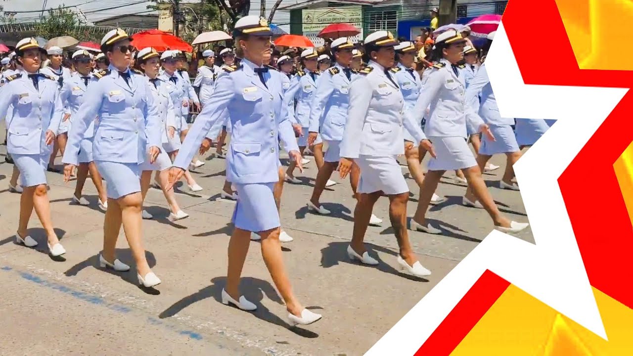 ЖЕНСКИЕ ВОЙСКА БРАЗИЛИИ ★ Военный парад в День Независимости Бразилии 7.09.2024 #militaryparade