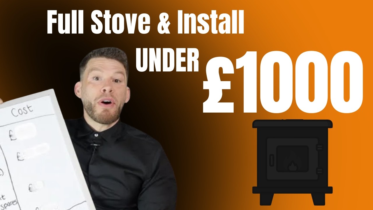 Stove & Install for under £1000 #burningfireplace