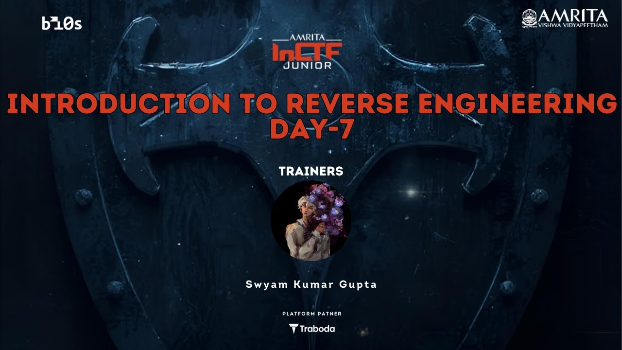 Introduction to Reverse Engineering - Day 7 | InCTF Junior 2025