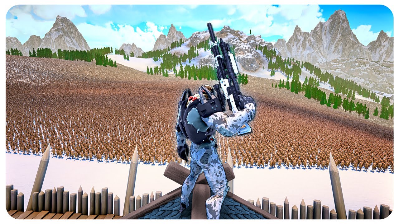 Sci-Fi Forces' Fortresses Under Attack by 10 MILLION Cavemen - Ultimate Epic Battle Simulator UEBS 2