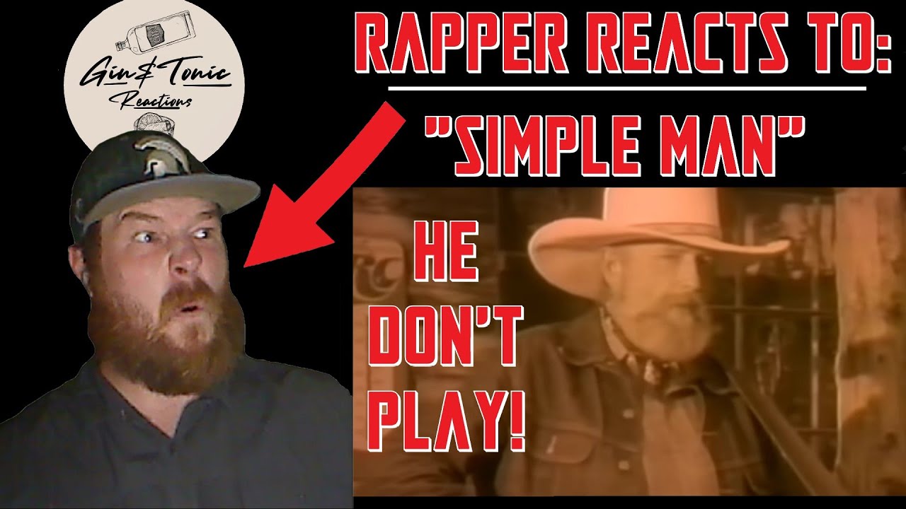Charlie Daniels - Simple Man | RAPPER REACTION!