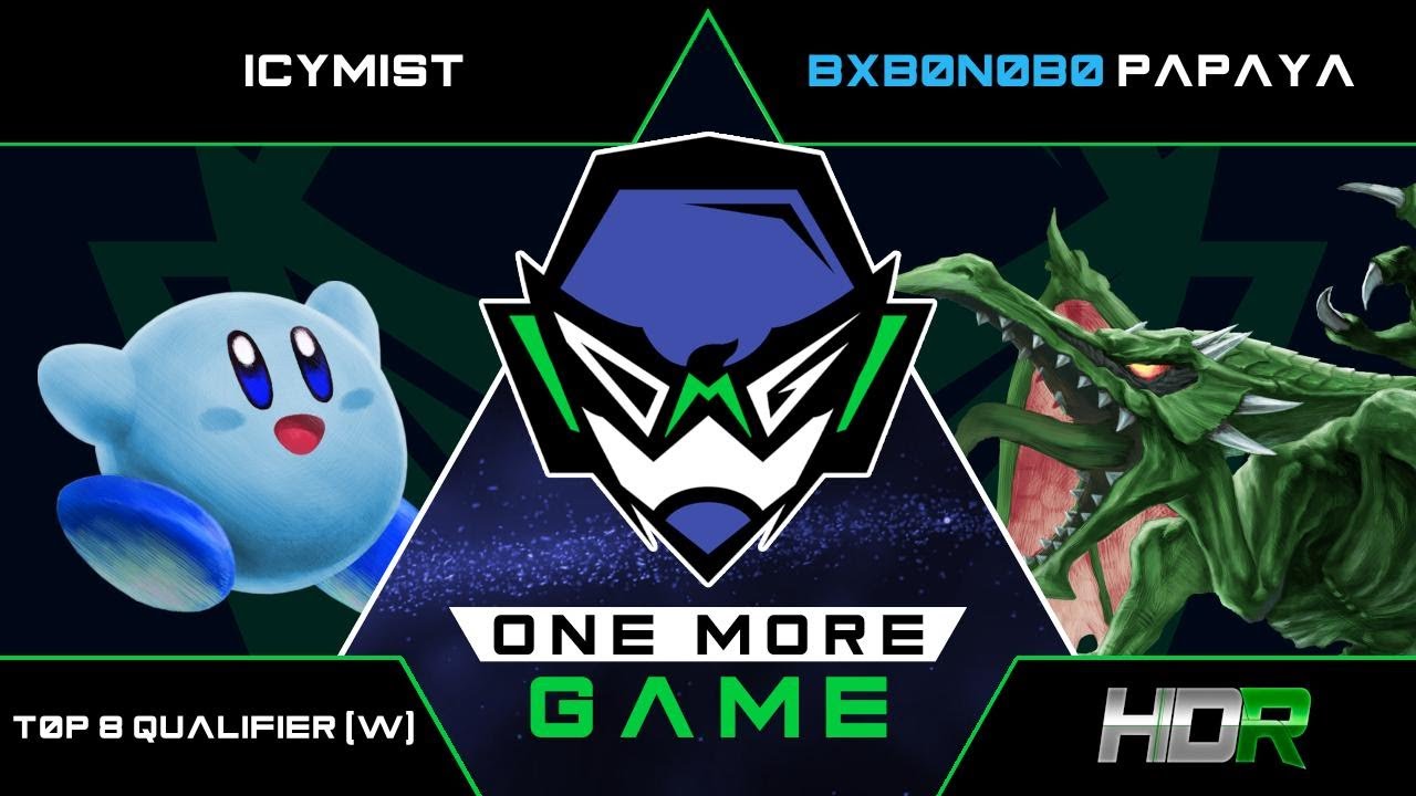 One More Game - IcyMist (Kirby) VS Papaya (Ridley, Greninja) - Gold Bracket - Top 8 Qualifier [W]