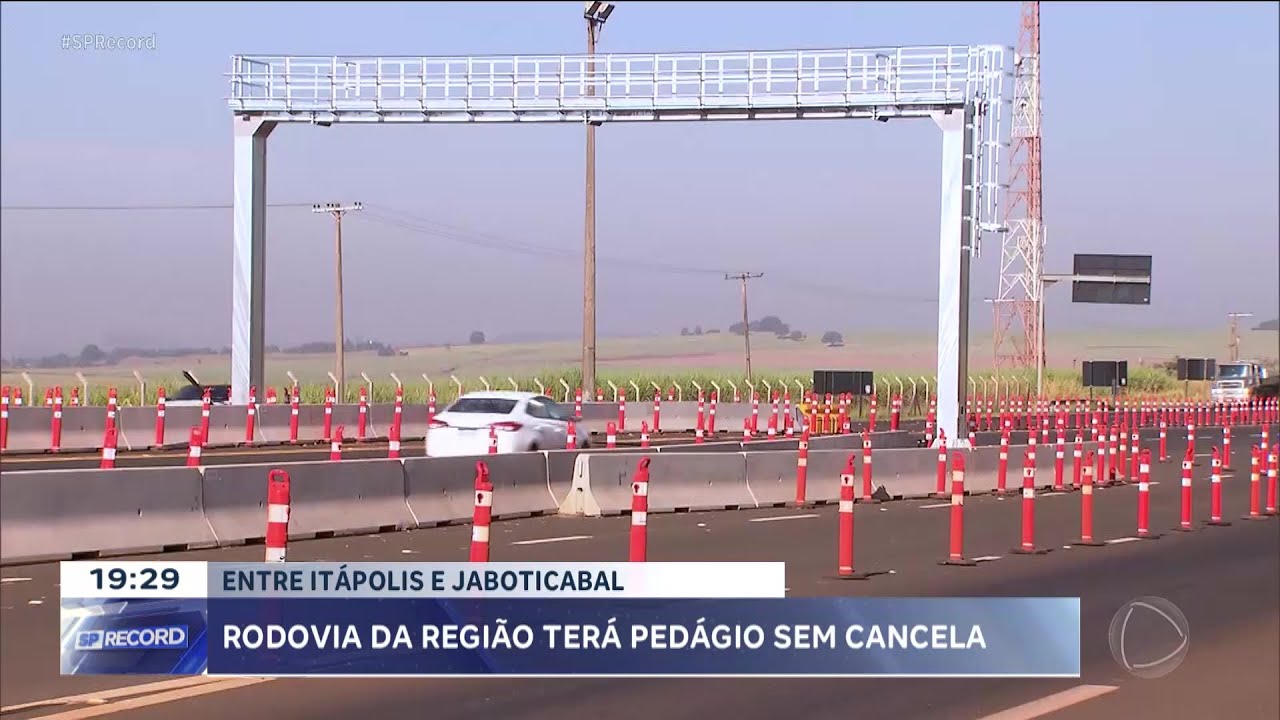 Sistema Free Flow: rodovia terá pedágio sem cancela entre Itápolis e Jaboticabal