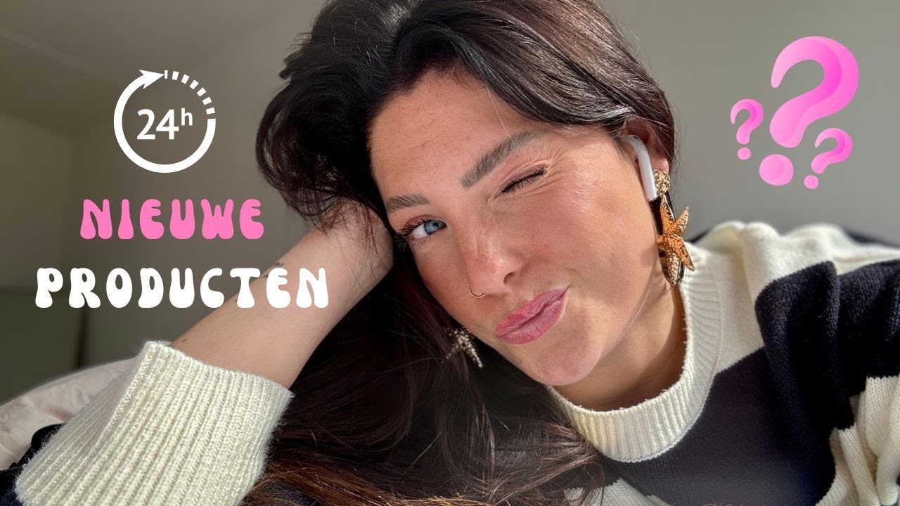 24 UUR LANG ALLEEN MAAR NIEUWE PRODUCTEN ETEN?! 😱 Noa Quist