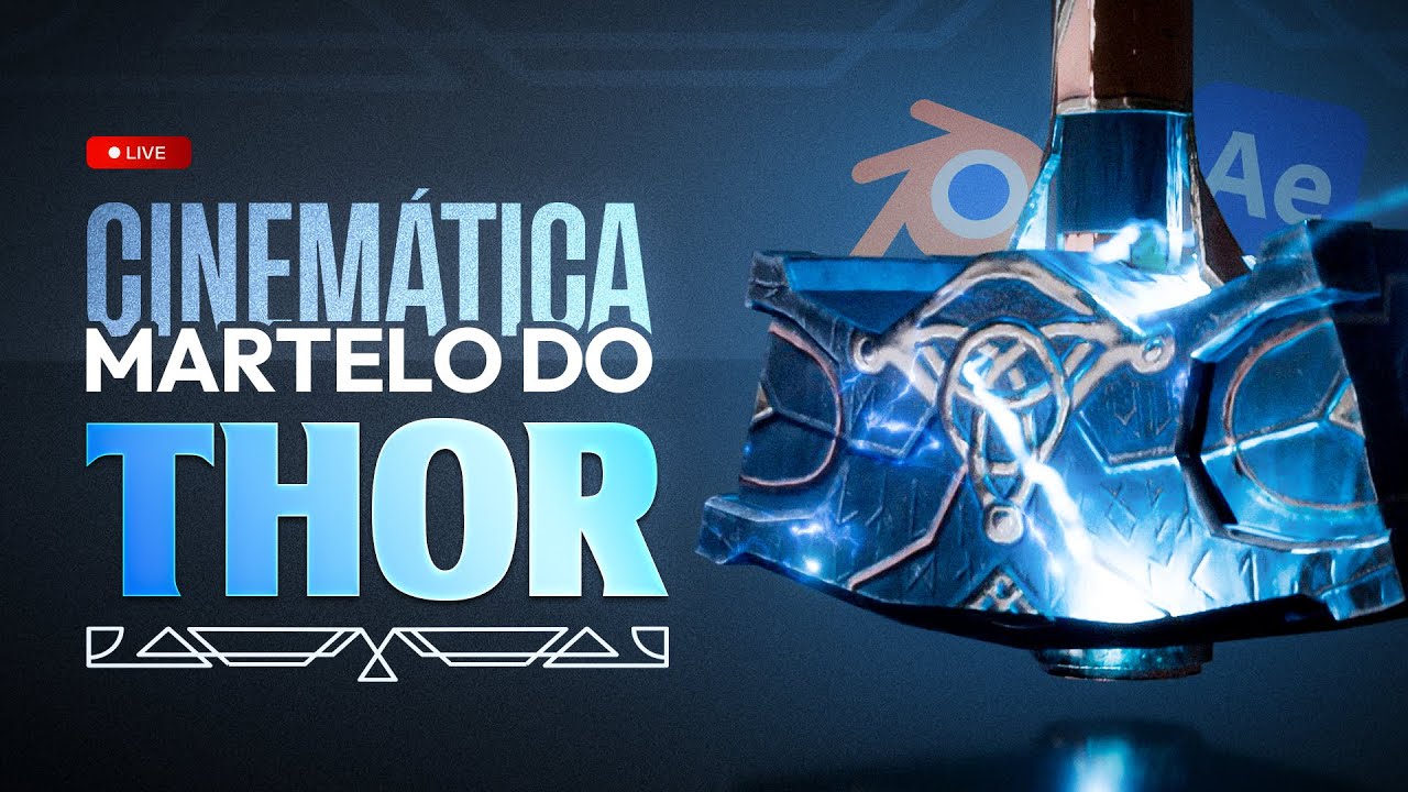 🔴 Criando uma CINEM&Aacute;TICA DO ZERO usando BLENDER e AFTER EFFECTS  | Live #228