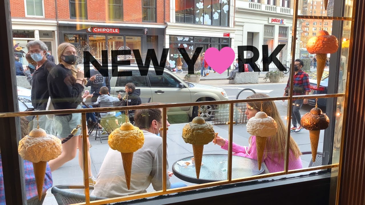 [4K] 🇺🇸NYC Spring Walk / 5-я авеню и Бродвей / с 8-й по 23-ю улицу, 27 марта 2021 г.