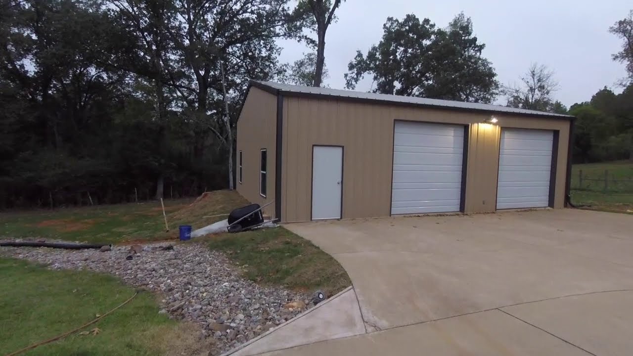 30x40x12 Metal Building...FINISHED!