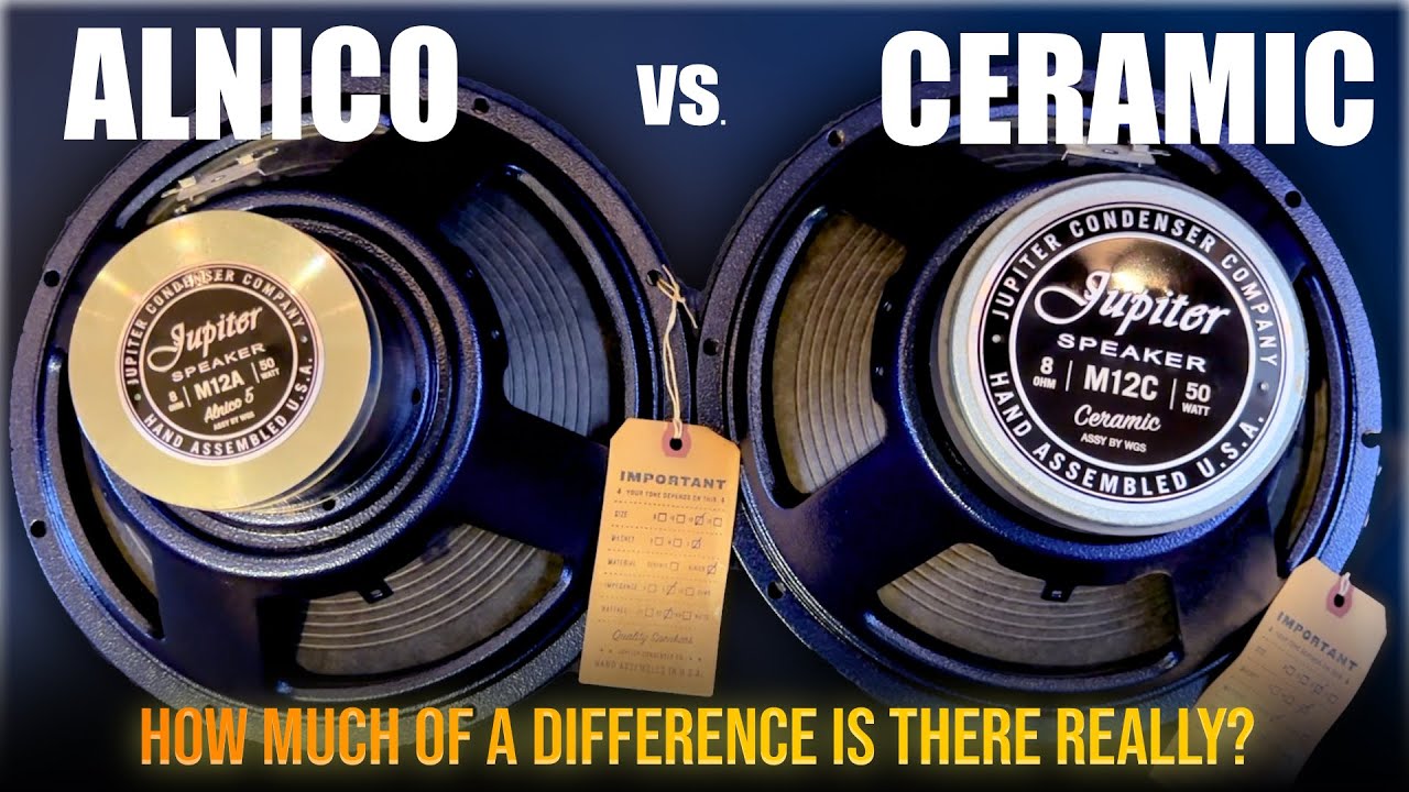 Ceramic vs Alnico Speakers | How Much of a Difference Is There?