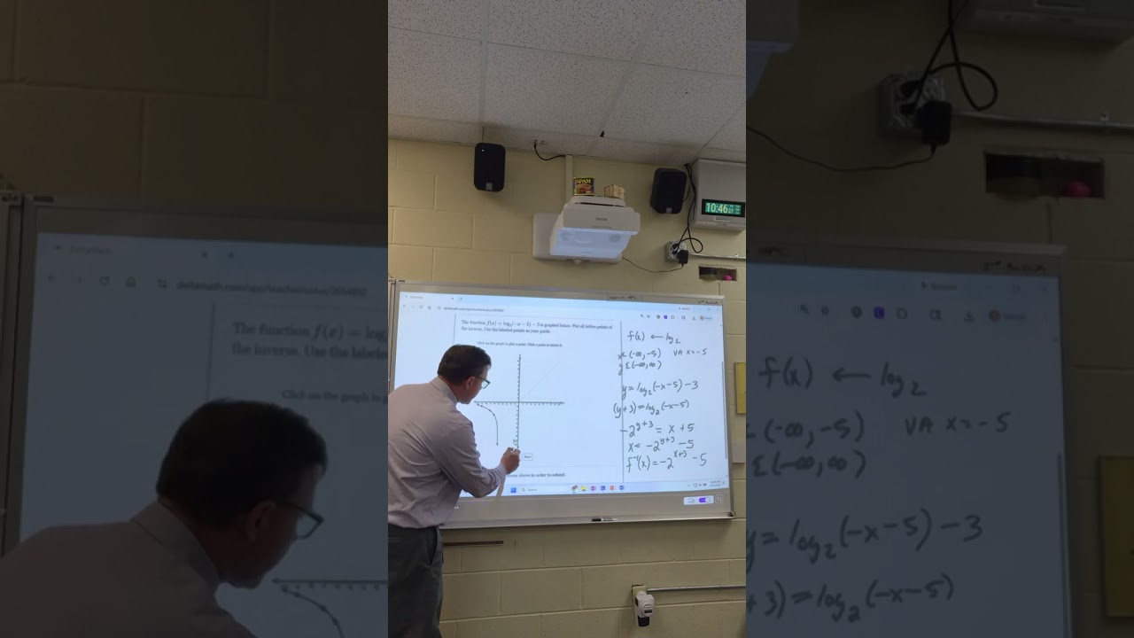 Delta Math - Exp--Log Inverse Example       February 24, 2026