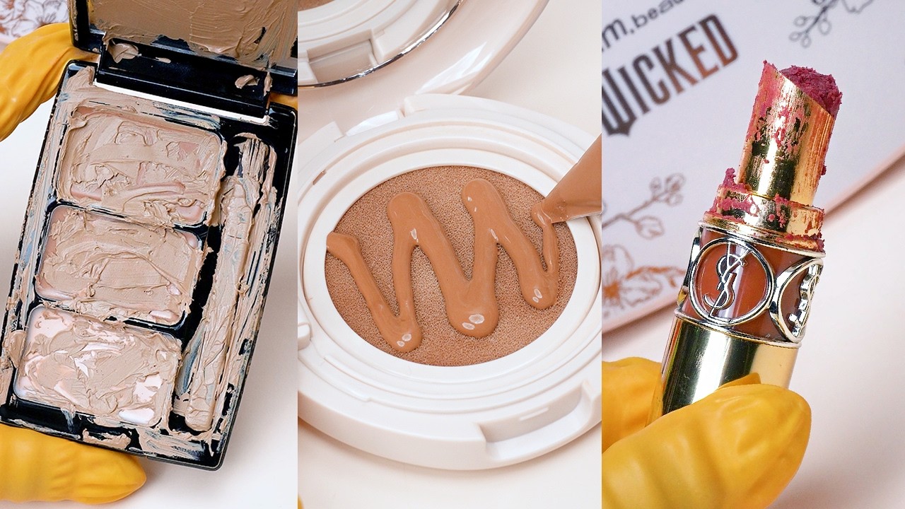 Satisfying Makeup Repair ASMR💄How to Save Money by Fixing Broken Makeup & Making DIY Cosmetics #12