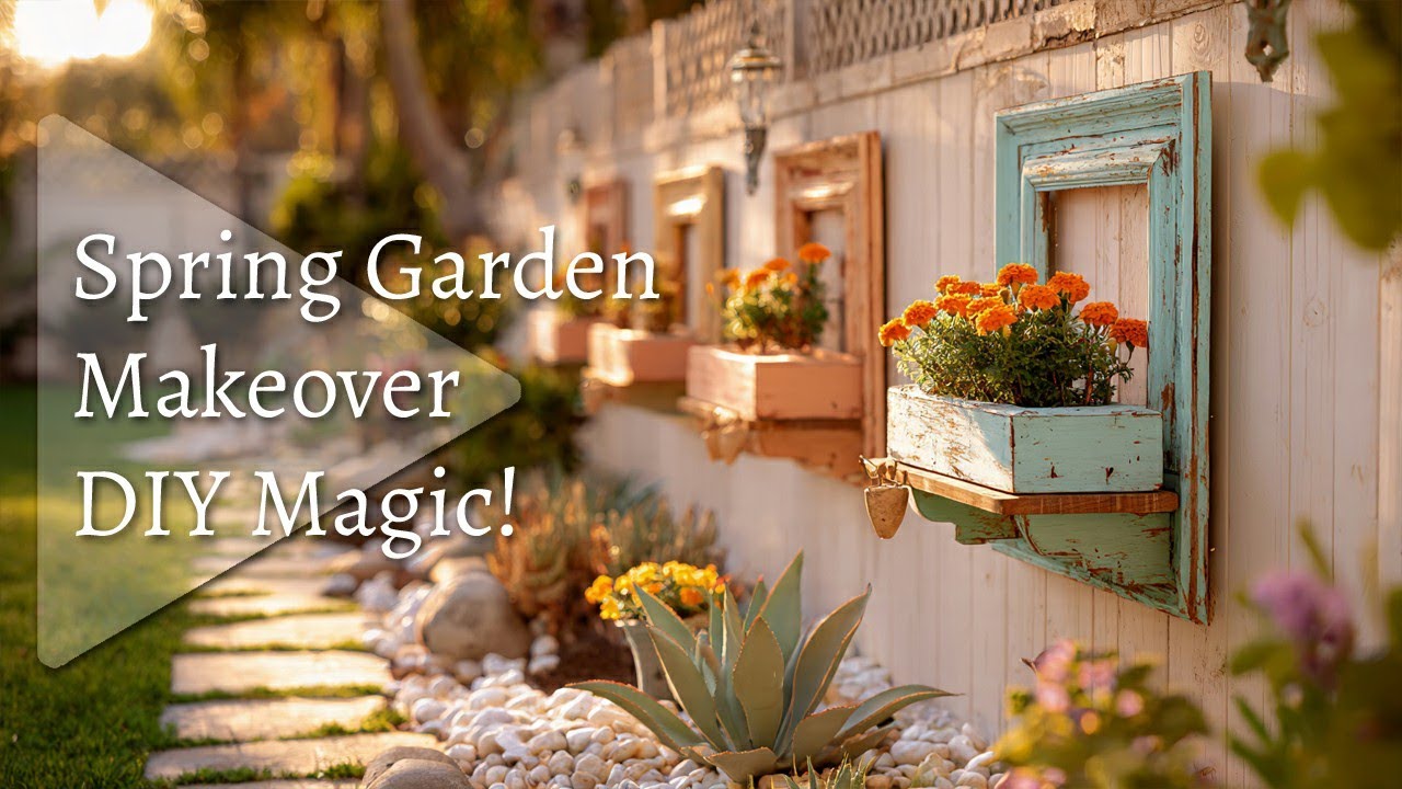 🌸 Creative Garden Decorations from Recycled Materials for Spring : Outdoor DIY Ideas 2026 🌿
